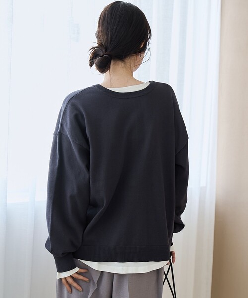 coen（コーエン）の「【セットアイテム】2wayヘンリーネックニットセット（ニット/セーター・レディース・ダークグレー/ライム/ピンク/ライトグレー・L/M）」の15枚目の写真