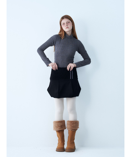 SETSETSET(セットセットセット)の「BOUCLE DIAMOND BALLOON SKIRT (BLACK)(スカート・レディース・その他・ONE SIZE)」の3枚目の写真