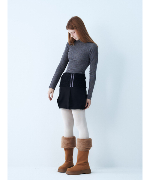 SETSETSET(セットセットセット)の「BOUCLE DIAMOND BALLOON SKIRT (BLACK)(スカート・レディース・その他・ONE SIZE)」の5枚目の写真