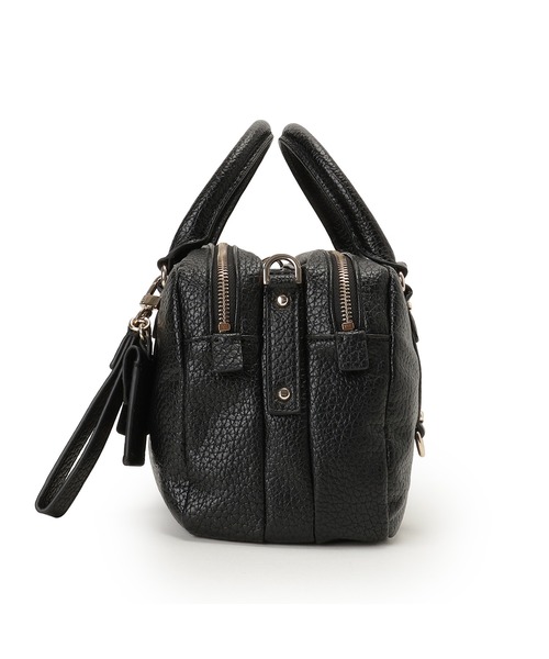 Guess（ゲス）の「MARSHA Box Satchel ハンドバッグ  （ショルダーバッグ・レディース・ブラック・ONE SIZE）」の3枚目の写真