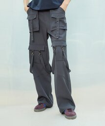 L9 METAL HOLE PANTS(CHARCOAL)