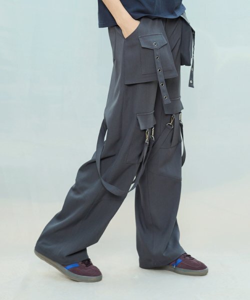 LARTIGENT(ラーティゼン)の「L9 METAL HOLE PANTS(CHARCOAL)(その他パンツ・レディース・その他・FREE)」の2枚目の写真
