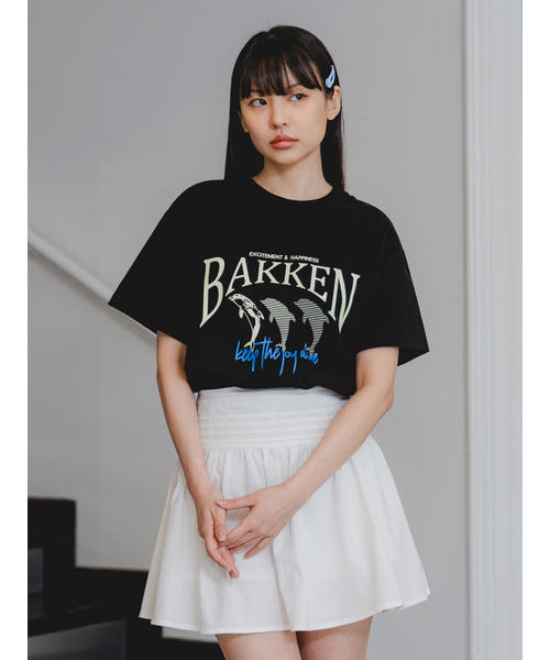 BAKKEN(バッケン)の「ドルフィン 半袖Tシャツ BK3997_ブラック(Tシャツ/カットソー・レディース・ブラック・FREE)」の3枚目の写真