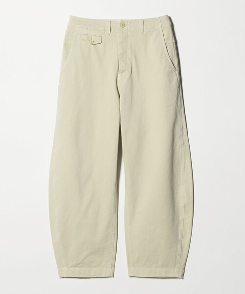 ASTRAET(アストラット)の「<ASTRAET>コットン チノ バレルパンツ(チノパンツ・レディース・ホワイト/ベージュ・0/2/1)」の10枚目の写真