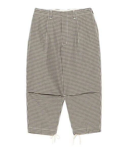 BEAMS BOY（ビームスボーイ）の「HAVERSACK / ギンガムチェック パンツ（その他パンツ・レディース・ブラック・1）」の2枚目の写真