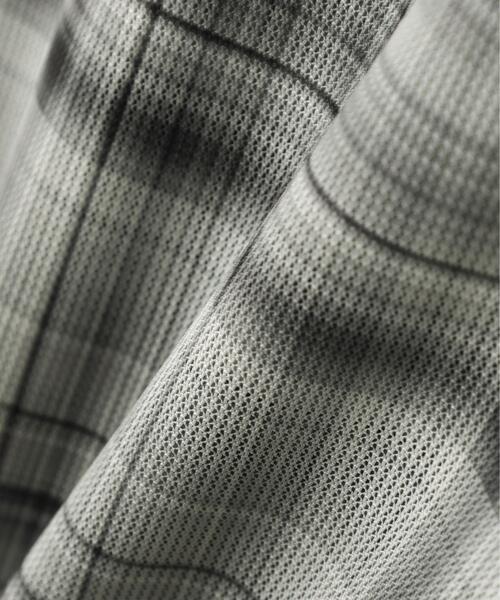 NATURAL BEAUTY BASIC（ナチュラルビューティーベーシック）の「◇シアーチェックオフショルトップス（Tシャツ/カットソー・レディース・グレー系その他/グリーン系その他3・FREE）」の16枚目の写真