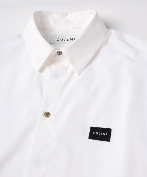 CULLNI（クルニ）の「High Count Broadcloth Embroidery Patch Short Sleeve Shirt（シャツ/ブラウス・メンズ・ブルー/ブラック/ピンク/グリーン/ホワイト・2/1/0）」の9枚目の写真