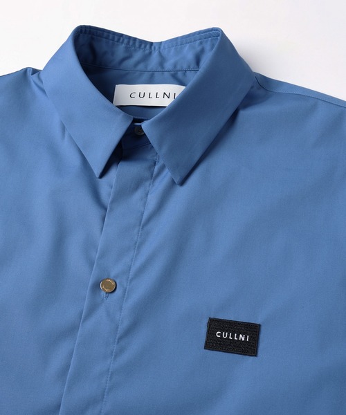 CULLNI（クルニ）の「High Count Broadcloth Embroidery Patch Short Sleeve Shirt（シャツ/ブラウス・メンズ・ブルー/ブラック/ピンク/グリーン/ホワイト・2/1/0）」の15枚目の写真