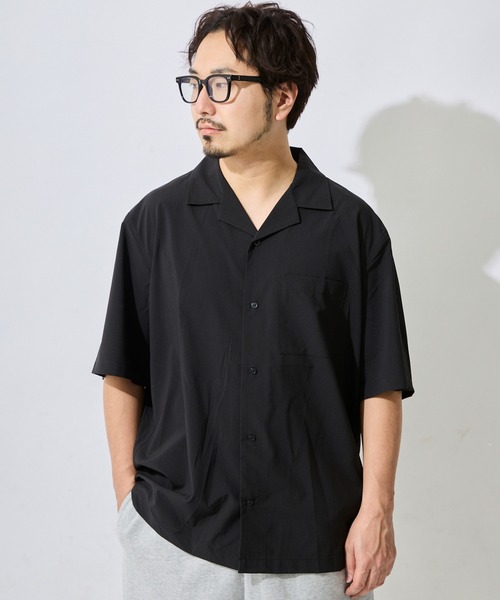 ムラサキスポーツ(ムラサキスポーツ)の「DEAR LAUREL/ディアローレル メンズ 【軽量・速乾】半袖シャツ D26S2401(シャツ/ブラウス・メンズ・グレイッシュブルー/チャコール/ブラック・XL/L/M)」の4枚目の写真