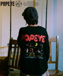 PAIRMANON STREET(�y�A�}�m���X�g���[�g)�́yPOPEYE(TM)�z��100% �}���`�v�����g ����T�V���c�yPAIRMANON STREET�z(T�V���c/�J�b�g�\�[)