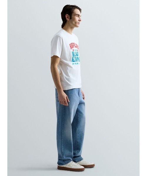 REPLAY(リプレイ)の「ベーシックジャージーヘリテイジプリント Tシャツ(Tシャツ/カットソー・メンズ・ホワイト・LARGE/MEDIUM/SMALL/X-LARGE)」の3枚目の写真