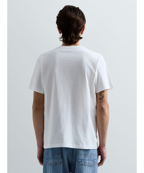 REPLAY(リプレイ)の「ベーシックジャージーヘリテイジプリント Tシャツ(Tシャツ/カットソー・メンズ・ホワイト・LARGE/MEDIUM/SMALL/X-LARGE)」の4枚目の写真