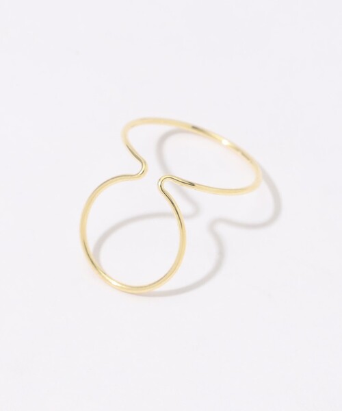 SASKIA DIEZ（サスキアディッツ）の「SASKIA DIEZ ダブルサークル イヤーカフ（イヤーカフ・レディース・ゴールド・FREE）」の3枚目の写真