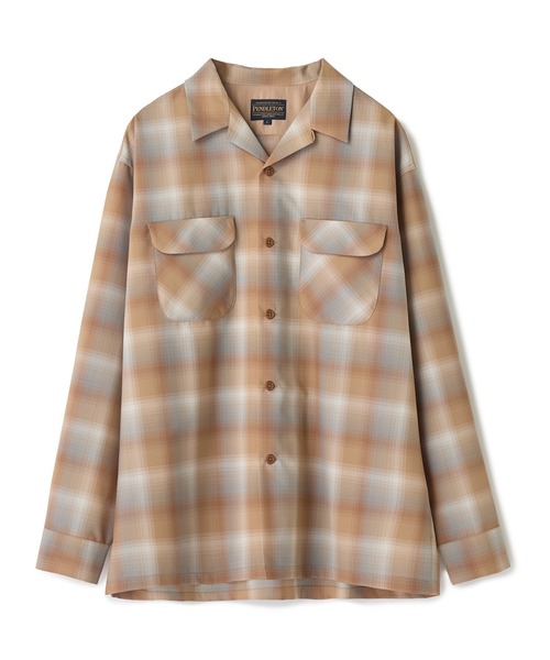 MEN'S BIGI（メンズビギ）の「【PENDLETON/ペンドルトン】アーカイブチェック オープンカラーシャツ（シャツ/ブラウス・メンズ・ベージュ/ブルー・01/02）」の2枚目の写真