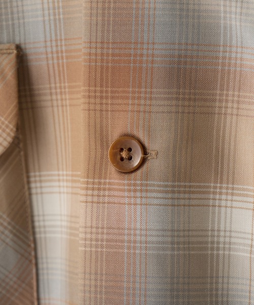 MEN'S BIGI（メンズビギ）の「【PENDLETON/ペンドルトン】アーカイブチェック オープンカラーシャツ（シャツ/ブラウス・メンズ・ベージュ/ブルー・01/02）」の5枚目の写真