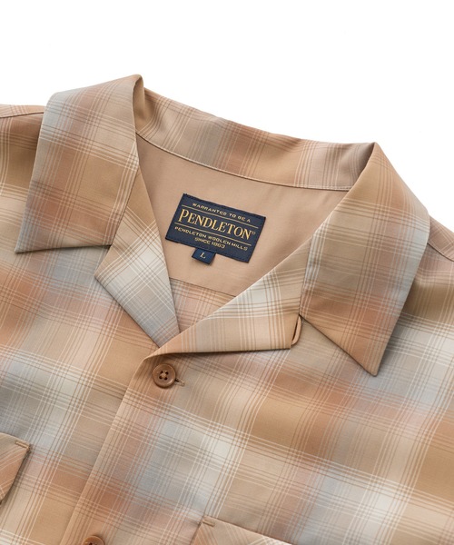 MEN'S BIGI（メンズビギ）の「【PENDLETON/ペンドルトン】アーカイブチェック オープンカラーシャツ（シャツ/ブラウス・メンズ・ベージュ/ブルー・01/02）」の3枚目の写真