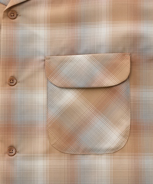 MEN'S BIGI（メンズビギ）の「【PENDLETON/ペンドルトン】アーカイブチェック オープンカラーシャツ（シャツ/ブラウス・メンズ・ベージュ/ブルー・01/02）」の7枚目の写真