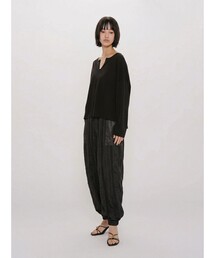 MIDIUMISOLID for Ladies レースバルーンイージーパンツ