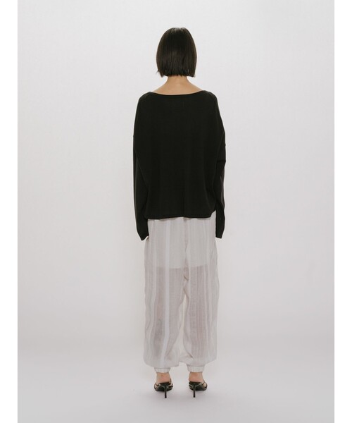 MIDIUMISOLID(ミディウミソリッド)の「MIDIUMISOLID for Ladies レースバルーンイージーパンツ(その他パンツ・レディース・ブラック/オフホワイト・FREE)」の18枚目の写真