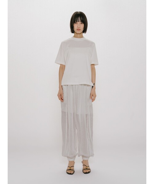MIDIUMISOLID(ミディウミソリッド)の「MIDIUMISOLID for Ladies レースバルーンイージーパンツ(その他パンツ・レディース・ブラック/オフホワイト・FREE)」の12枚目の写真