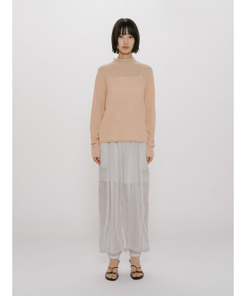 MIDIUMISOLID(ミディウミソリッド)の「MIDIUMISOLID for Ladies レースバルーンイージーパンツ(その他パンツ・レディース・ブラック/オフホワイト・FREE)」の11枚目の写真