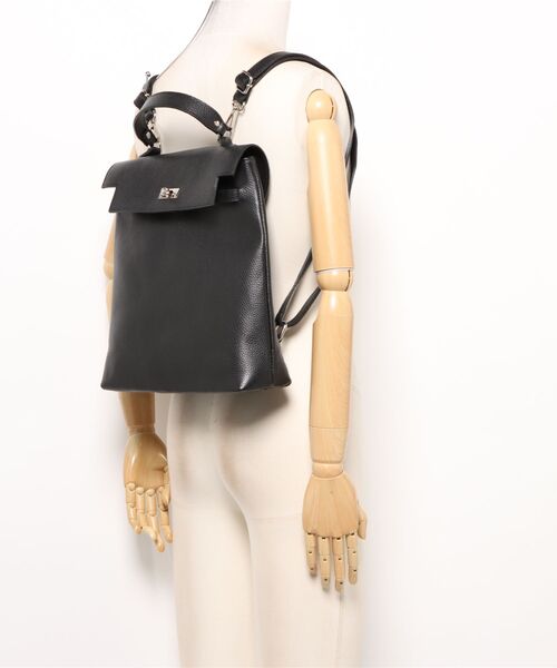 Scrap Book（スクラップブック）の「【MILOS】フラップリュック（バックパック/リュック・レディース・ブラック・FREE）」の5枚目の写真