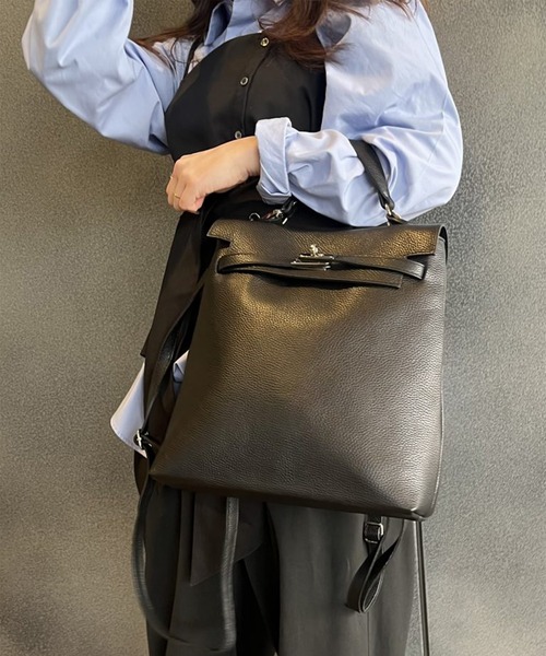 Scrap Book（スクラップブック）の「【MILOS】フラップリュック（バックパック/リュック・レディース・ブラック・FREE）」の8枚目の写真