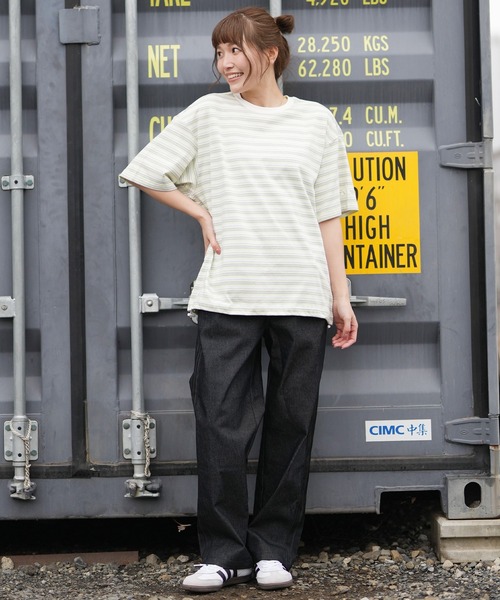 adidas(アディダス)の「adidas/アディダス W STADIUM C ストレートデニムパンツ P7765(その他パンツ・レディース・ネイビー/オフホワイト/ブラック・L/M)」の15枚目の写真