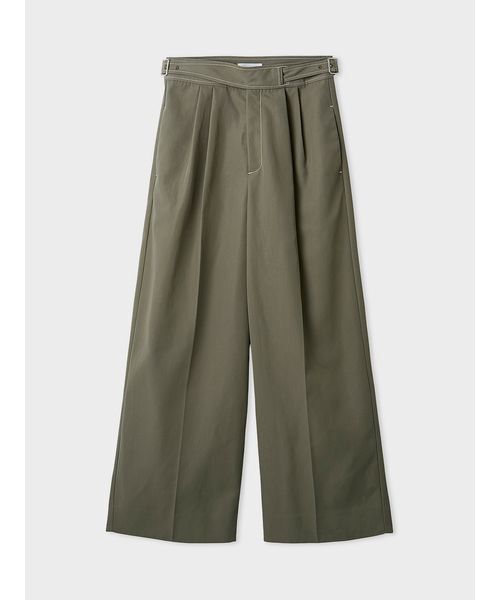 MIESROHE(ミースロエ)の「【セットアップ対応】ワイドタックグルカパンツ(その他パンツ・レディース・カーキ/ホワイト/ベージュ・0/1)」の18枚目の写真