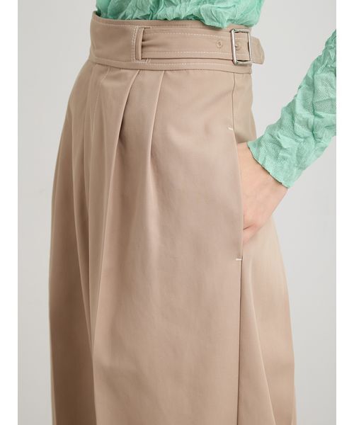 MIESROHE(ミースロエ)の「【セットアップ対応】ワイドタックグルカパンツ(その他パンツ・レディース・カーキ/ホワイト/ベージュ・0/1)」の5枚目の写真