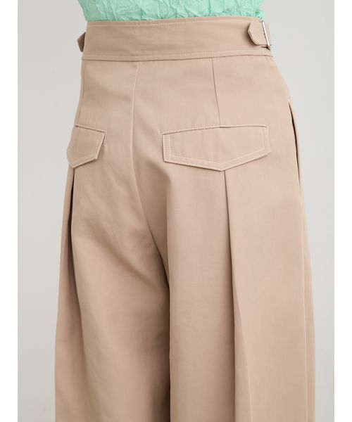 MIESROHE(ミースロエ)の「【セットアップ対応】ワイドタックグルカパンツ(その他パンツ・レディース・カーキ/ホワイト/ベージュ・0/1)」の7枚目の写真
