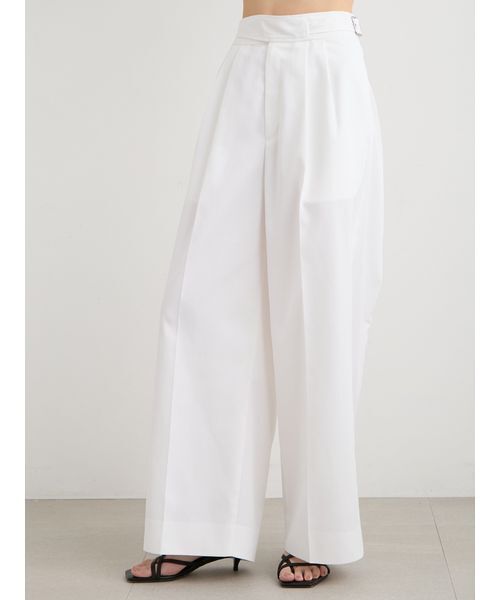 MIESROHE(ミースロエ)の「【セットアップ対応】ワイドタックグルカパンツ(その他パンツ・レディース・カーキ/ホワイト/ベージュ・0/1)」の12枚目の写真