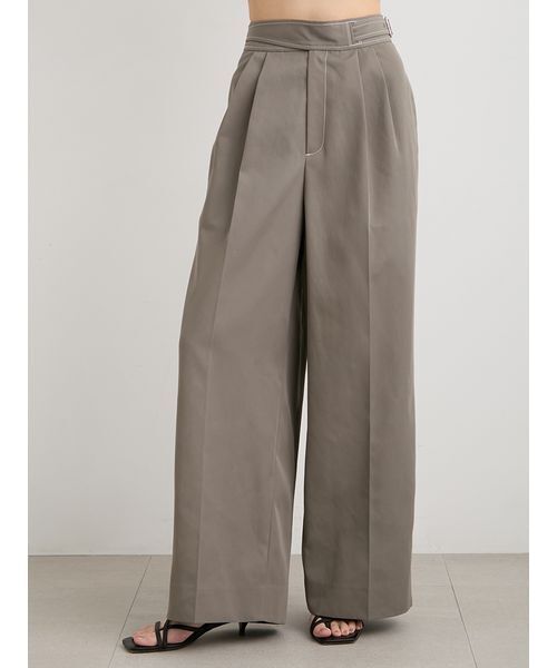MIESROHE(ミースロエ)の「【セットアップ対応】ワイドタックグルカパンツ(その他パンツ・レディース・カーキ/ホワイト/ベージュ・0/1)」の15枚目の写真