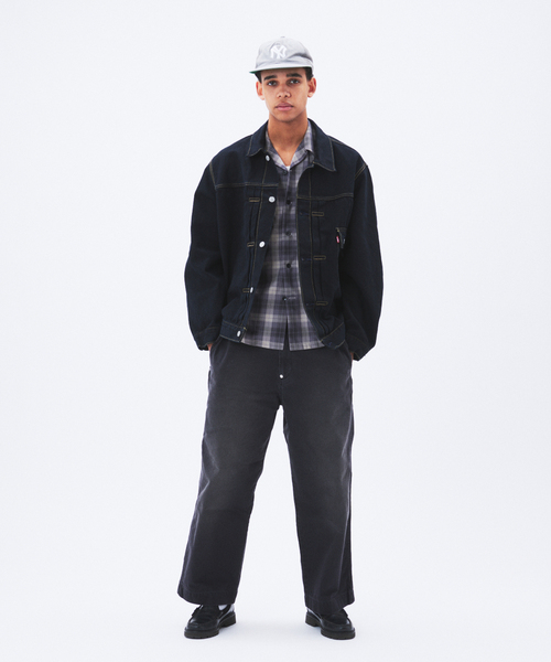 Levi's(リーバイス)の「LEVI’S(R) / リーバイス(R) タイプ1 トラッカージャケット 後染めカスタム(デニムジャケット・メンズ・ブラック・XXX-LARGE/XX-LARGE)」の6枚目の写真