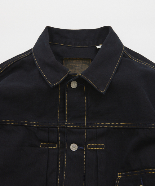 Levi's(リーバイス)の「LEVI’S(R) / リーバイス(R) タイプ1 トラッカージャケット 後染めカスタム(デニムジャケット・メンズ・ブラック・XXX-LARGE/XX-LARGE)」の18枚目の写真