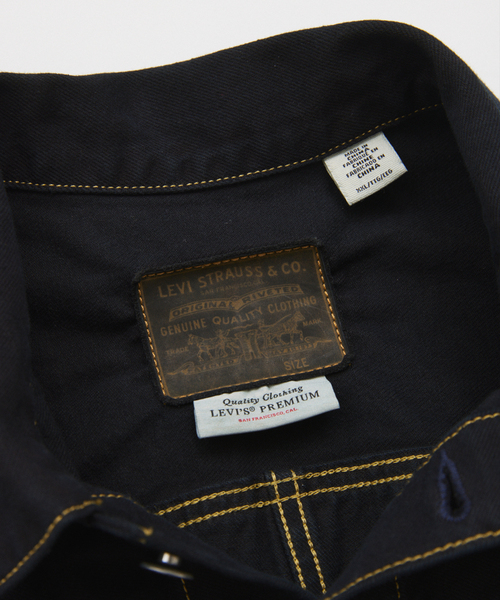 Levi's(リーバイス)の「LEVI’S(R) / リーバイス(R) タイプ1 トラッカージャケット 後染めカスタム(デニムジャケット・メンズ・ブラック・XXX-LARGE/XX-LARGE)」の21枚目の写真