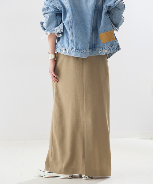 journal standard L'essage（ジャーナルスタンダードレサージュ）の「SELサスペンダースカート（スカート・レディース・ベージュ/ブラック・36/38）」の11枚目の写真