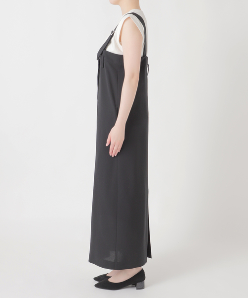 journal standard L'essage（ジャーナルスタンダードレサージュ）の「SELサスペンダースカート（スカート・レディース・ベージュ/ブラック・36/38）」の13枚目の写真