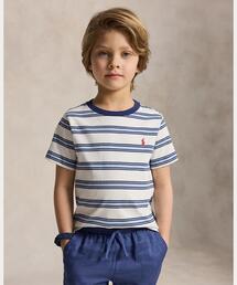 POLO RALPH LAUREN CHILDRENSWEAR | ストライプド コットン ジャージー Tシャツ(Tシャツ/カットソー)