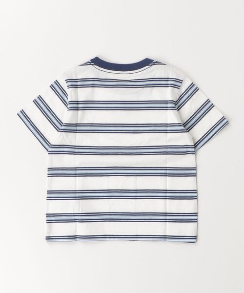POLO RALPH LAUREN CHILDRENSWEAR(ポロ ラルフ ローレン チルドレンズウェア)の「ストライプド コットン ジャージー Tシャツ(Tシャツ/カットソー・キッズ・ホワイト・3/4/6/7)」の2枚目の写真