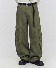 DWSE（ディーダブリューエスイー）の「カーゴワイドバルーンパンツ（カーキ）（その他パンツ）」