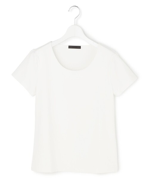 ICB(アイシービー)の「スーペリアジャージー Uネック半袖プルオーバー(Tシャツ/カットソー・レディース・ブラック系/ライトグレー系/アイボリー系・LARGE/X-LARGE)」の6枚目の写真