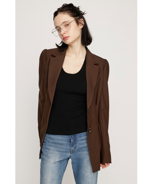 SLY（スライ）の「HALTER NECK CUP IN CAMI ホルターネックカップインキャミ 春服（キャミソール・レディース・パープル/杢グレー/ブラック・FREE）」の4枚目の写真