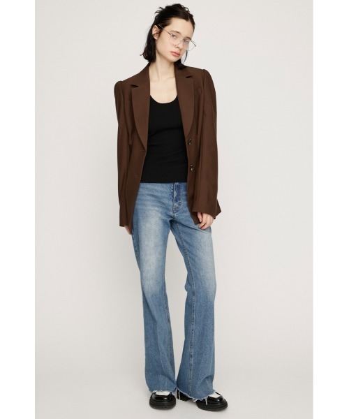 SLY（スライ）の「HALTER NECK CUP IN CAMI ホルターネックカップインキャミ 春服（キャミソール・レディース・パープル/杢グレー/ブラック・FREE）」の5枚目の写真