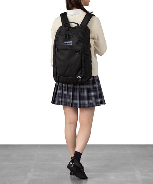 Champion（チャンピオン）の「チャンピオン リュックサック 通学 68891（バックパック/リュック・レディース・アイボリー/パープル/オレンジ・FREE）」の8枚目の写真