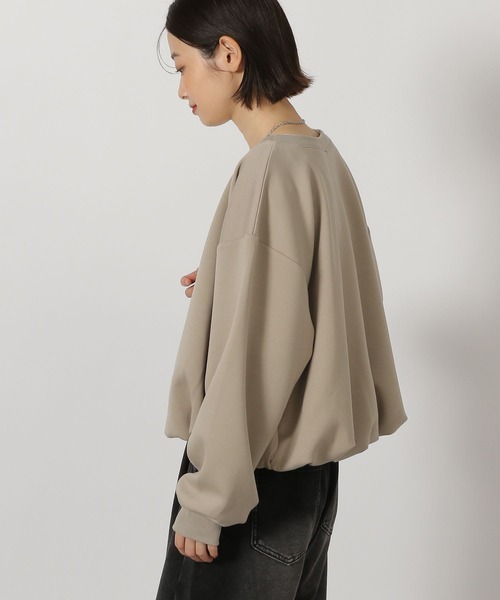 LAKOLE（ラコレ）の「ダンボールバルーンZIPカーディガン/ 658034（スウェット・レディース・グレー/ブラック/ベージュ・FREE）」の17枚目の写真