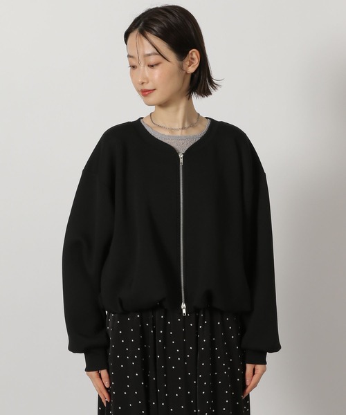 LAKOLE（ラコレ）の「ダンボールバルーンZIPカーディガン/ 658034（スウェット・レディース・グレー/ブラック/ベージュ・FREE）」の19枚目の写真