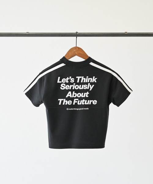 GENERATOR（ジェネレーター）の「GENERATOR/ジェネレーター Think About 袖ラインプルオーバー（スウェット・キッズ・ホワイト/トップグレー/ブラック・M/L/XL）」の13枚目の写真