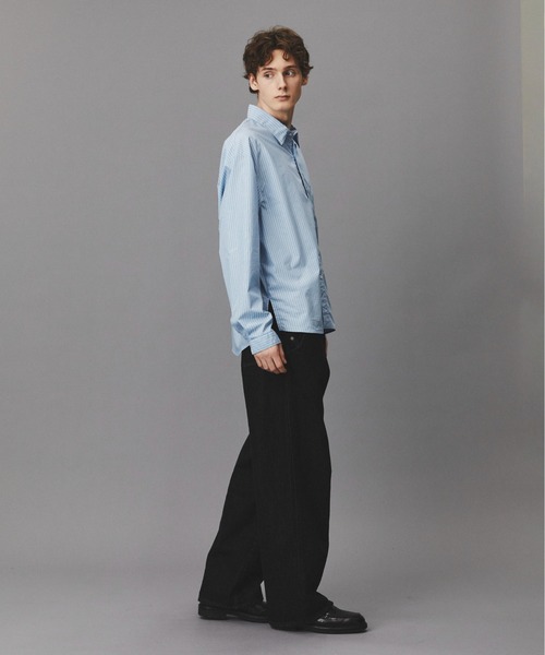 PUBLIC TOKYO（パブリックトウキョウ）の「クリアコットンスムースシャツ　　/ウォッシャブル/オフィスカジュアル/防シワ（シャツ/ブラウス・メンズ・ミント/ストライプ/イエロー/その他7・2/1）」の13枚目の写真