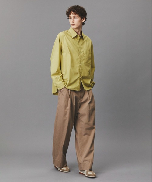 PUBLIC TOKYO（パブリックトウキョウ）の「クリアコットンスムースシャツ　　/ウォッシャブル/オフィスカジュアル/防シワ（シャツ/ブラウス・メンズ・ミント/ストライプ/イエロー/その他7・2/1）」の9枚目の写真